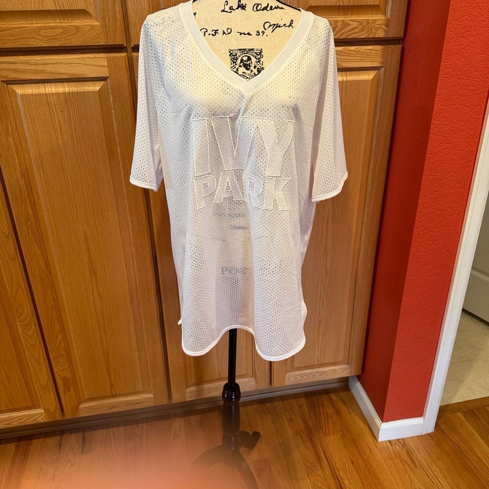IVY PARK White Perforated Top